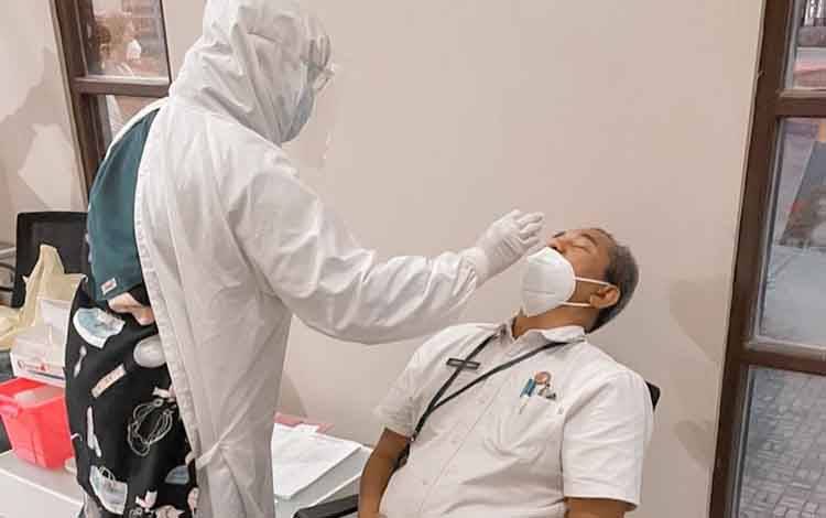 ASN Dinas PUPR Palangka Raya Rutin Lakukan Rapid Antigen