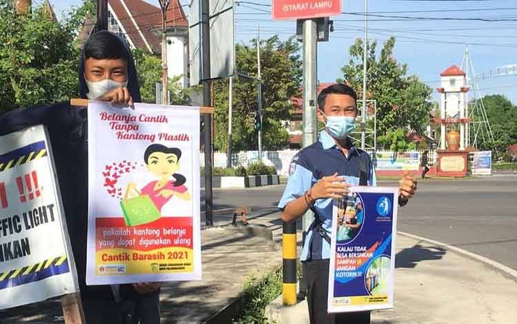 Warga Palangka Raya Diajak Kurangi Penggunaan Kantong Plastik