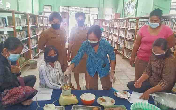 Dinas Perpustakaan Adakan Pelatihan Olahan Makanan Berbahan Ikan