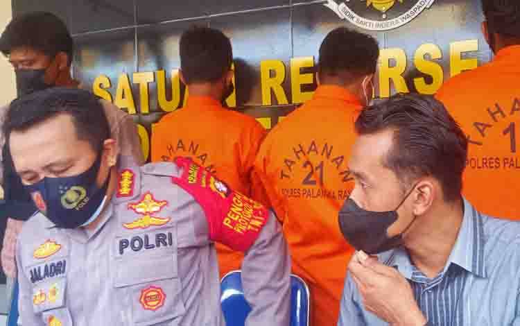 Polresta Palangka Raya Resmi Tetapkan 3 Pria Tersangka Karhutla