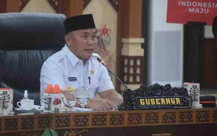 Gubernur Minta Seluruh Stakeholder Bekerjasama Percepat Pemutusan Mata Rantai Covid-19 di Kalteng