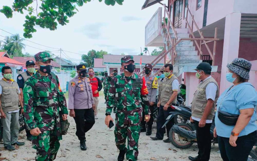 Kunjungan Kerja ke Gunung Mas, Dandim Palangka Raya Bahas 3 Hal Prioritas