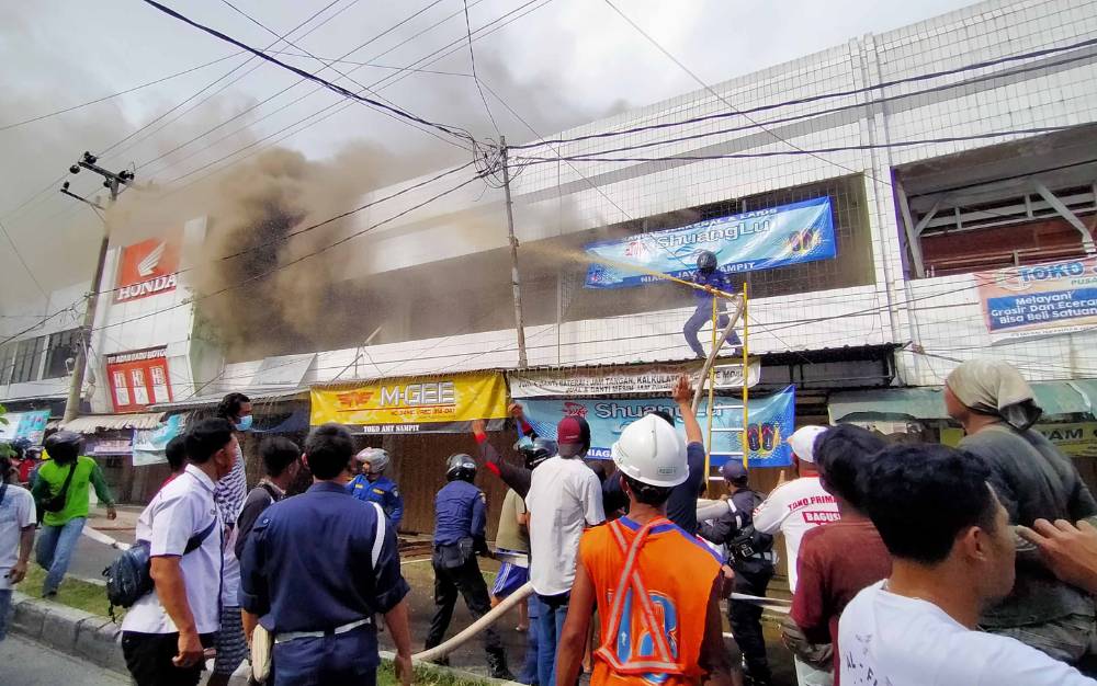 Api Kebakaran di Kawasan PPM Diduga Berasal dari Kompor
