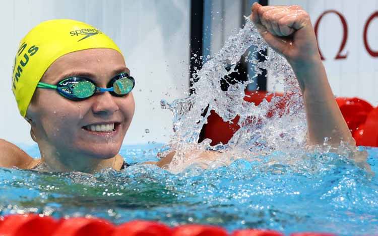 Titmus Si Terminator kembali Sabet Emas Renang, Cetak Rekor Olimpiade