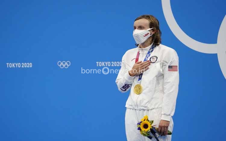 Katie Ledecky Akhirnya Sabet Emas Setelah Juarai Nomor Baru 1.500m