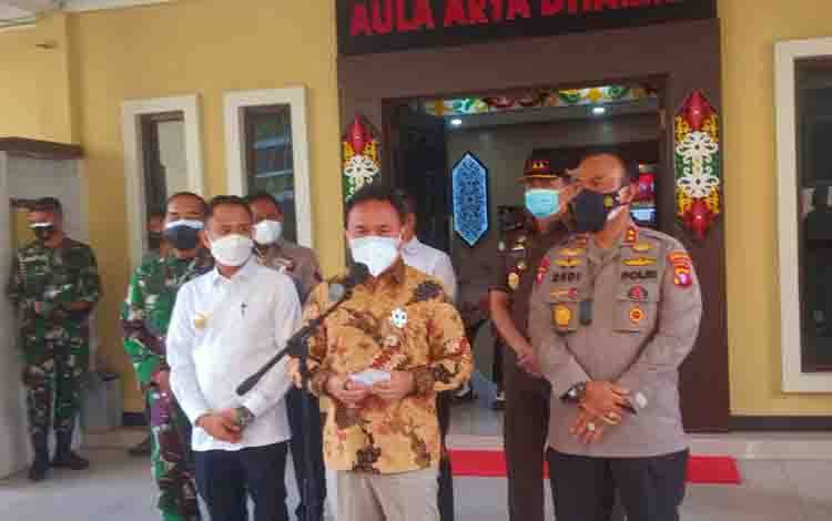 Polda Kalteng Gelar Rakor Bersama Forkopimda Bahas Penanganan Covid-19
