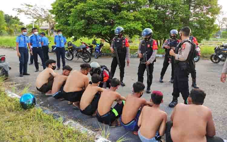 Puluhan Remaja Terlibat Balapan Liar di Palangka Raya Diamankan