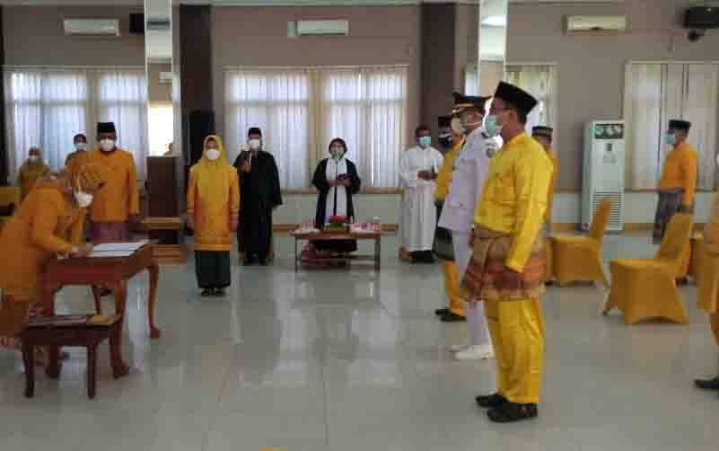 Bupati Lantik Pejabat Baru di Lingkungan Pemkab Kobar