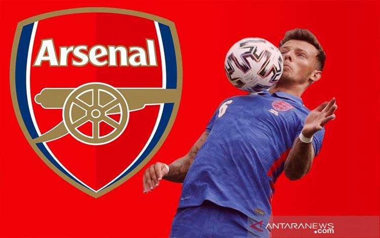 Bek tengah Ben White baru saja resmi diumumkan sebagai pemain Arsenal setelah merampungkan transfer dari Brighton & Hove Albion. (ANTARA/Reuters/Lee Smith/Gilang Galiartha)