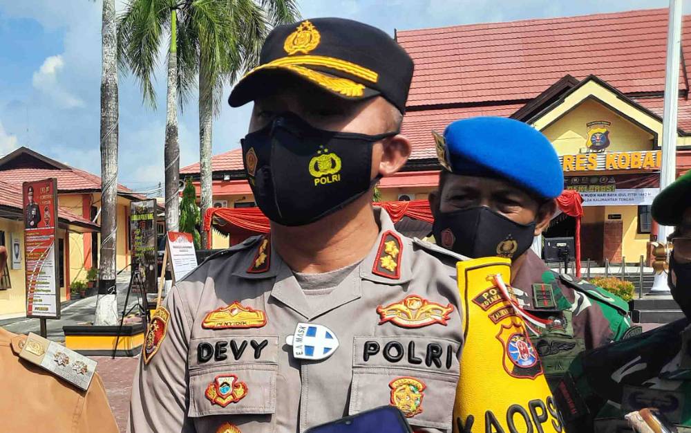 Kapolres Kobar Terus Dorong Pembentukan Perda Penegakan Prokes