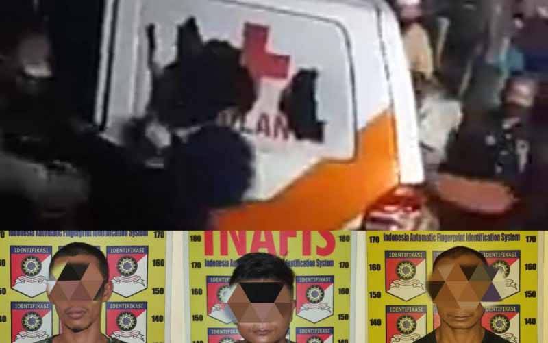 Polisi Tetapkan 3 Tersangka Perusak Ambulans Jenazah Pasien Covid-19