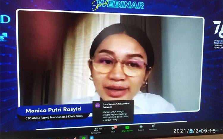 Ratusan Orang Bergabung dalam Webinar Nasional Klinik Bisnis