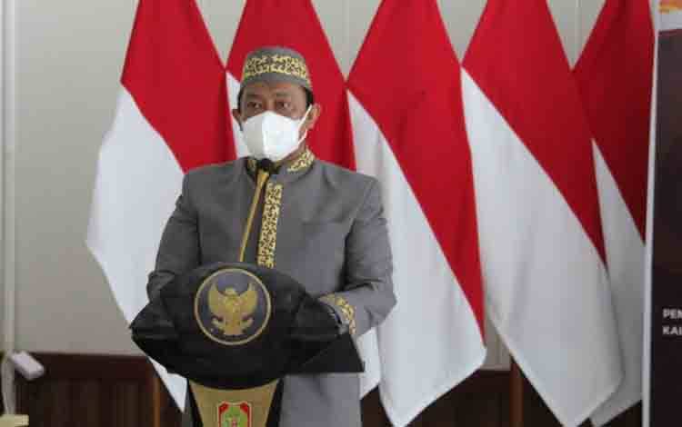 Wagub Kalteng Ucapkan Selamat Hari Jadi Kabupaten Lamandau Secara Virtual