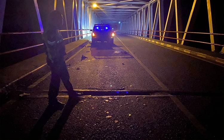 Seorang Pengendara Tewas di Jembatan Pulau Petak