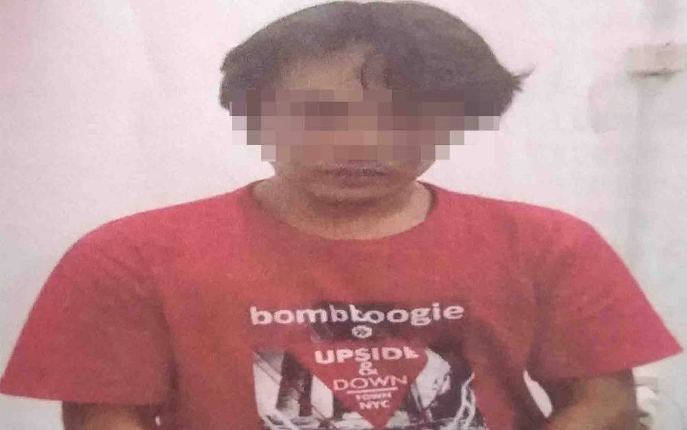 Tersangka kasus pertolongan jahat, Abdul Sani alias Dodo.