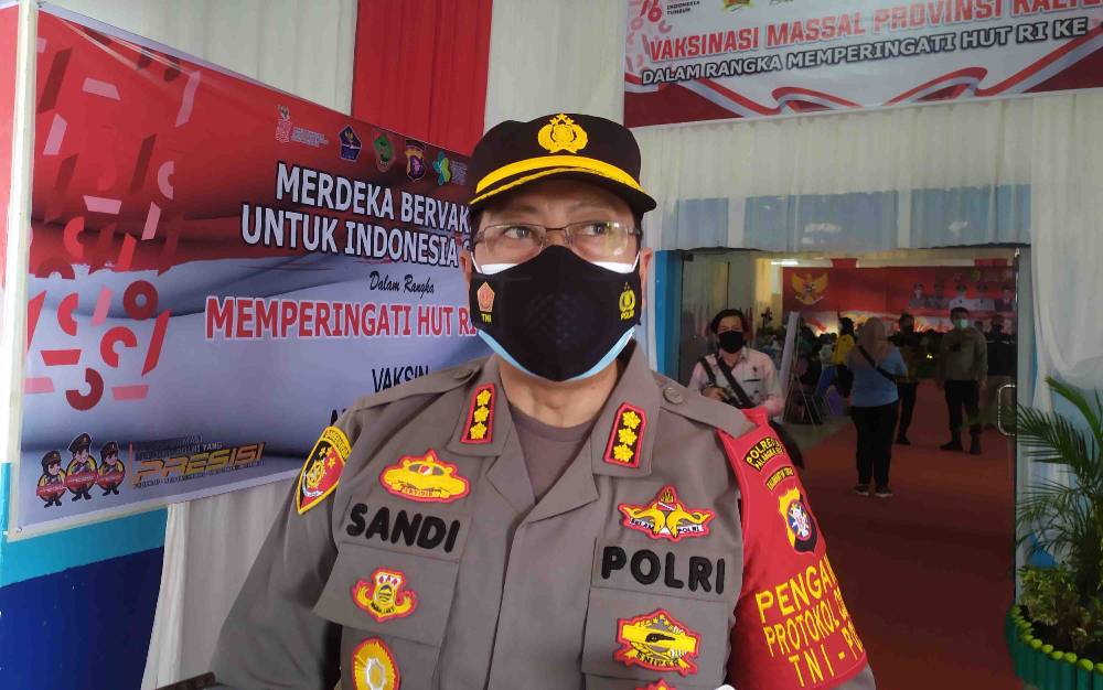 Pendaftaran Vaksinasi Massal Sempat Picu Kerumunan, Kapolresta Palangka Raya Minta Maaf
