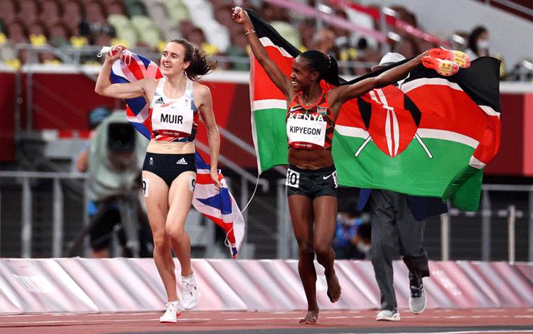 Faith Kipyegon Rebut Emas 1.500 Meter Putri Tokyo 2020