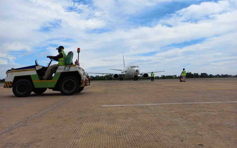 Penerbangan di Bandara Tjilik Riwut Turun 70 Persen