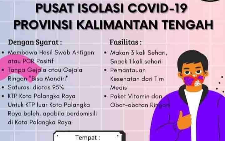 Asrama Haji Kota Palangka Raya Jadi Pusat Isolasi untuk Pasien Bergejala Ringan