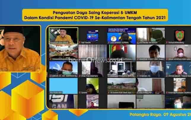 Anggota DPR RI Dorong Penguatan Daya Saing Koperasi dan UMKM Kalteng di Tengah Pandemi