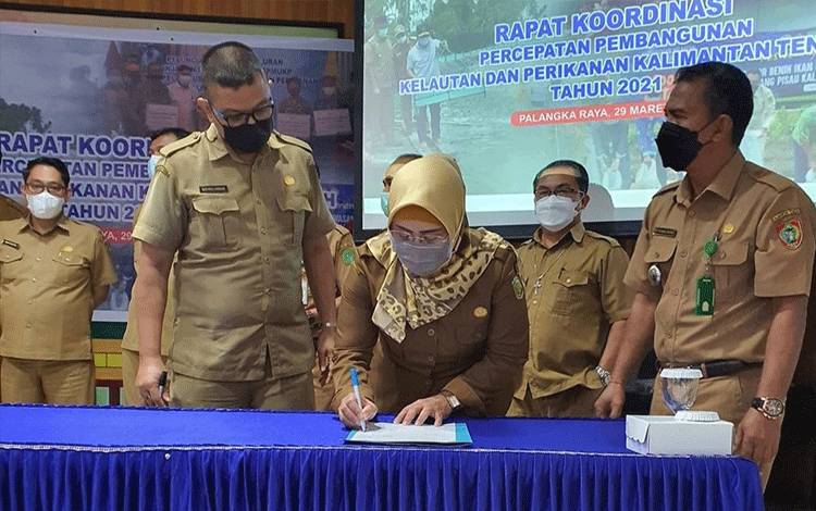 Dinas Perikanan Palangka Raya Susun Regulasi Pokmaswas