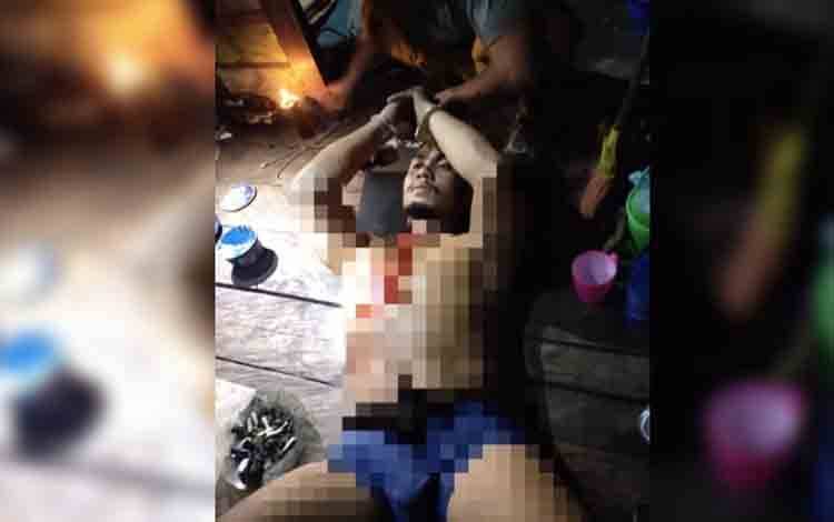 Pemilik Kebun Diduga Dianiaya Oknum Satpam, di Leher Ada Luka Tusukan Tombak