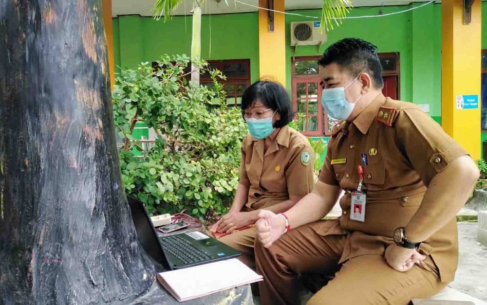 Dinas Pendidikan Minta Orang Tua Dampingi Anak saat Pembelajaran Jarak Jauh