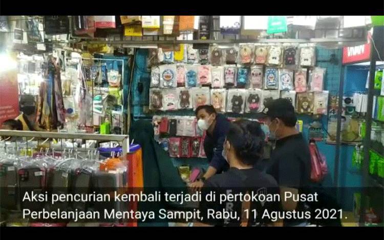 Ini Video Aksi Pencurian 20 Unit Iphone di PPM Sampit