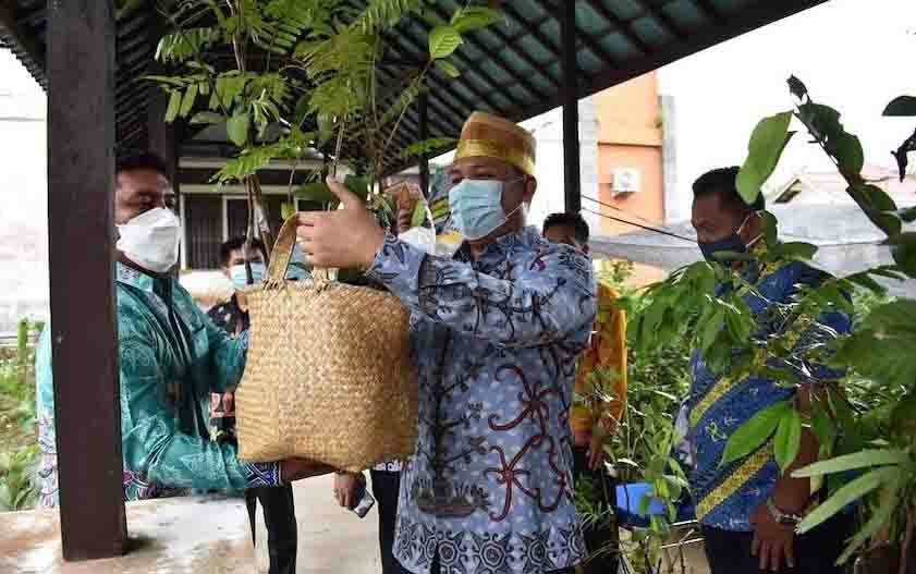 Bupati Lamandau Serahkan 10.000 Bibit Buah untuk Masyarakat