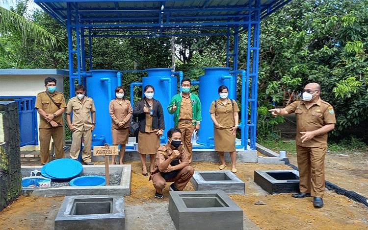 DLH Barito Timur Cek Pengelolaan Limbah Cair di Puskesmas