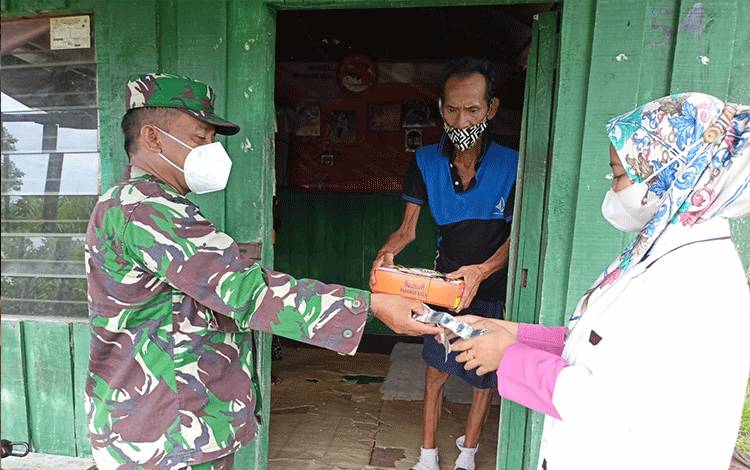 Anggota Komisi C DPRD Palangka Raya Peduli Warga Isoman