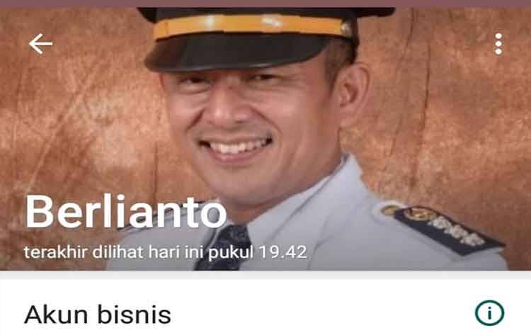 Nama dan foto Camat Pahandut dicatut. Camat mengingatkan untuk waspada terhadap penipuan.