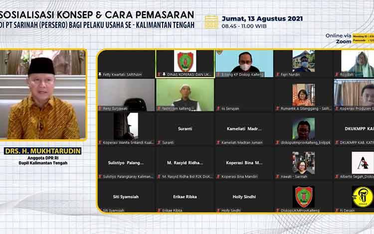 Mukhtarudin Dorong UMKM Kalteng Perluas Pasar hingga Internasional