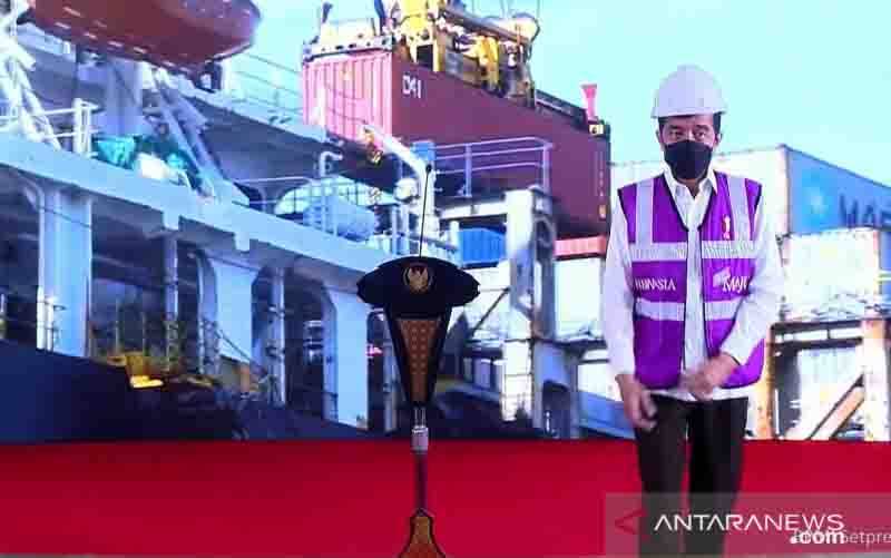 Presiden Jokowi Lepas Ekspor Komoditas Pertanian dari 17 Pintu