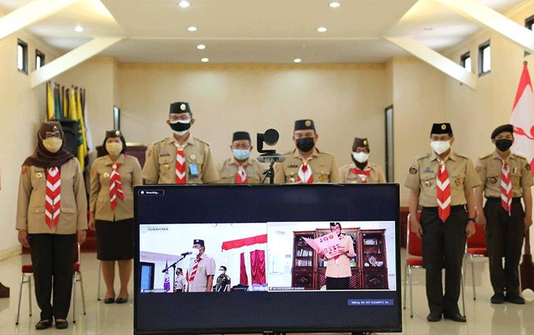 Ivo Sugianto Sabran Lantik Pengurus Majelis Pembimbing Cabang Gerakan Pramuka Sukamara