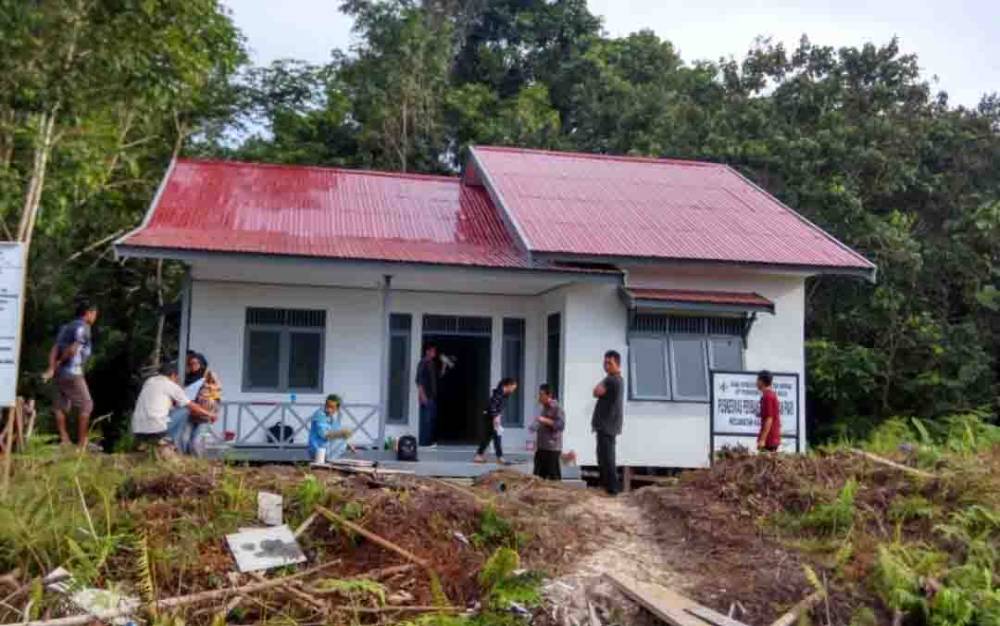 Salah satu pusat pelayanan kesehatan yang ada di daerah pelosok Kalteng.