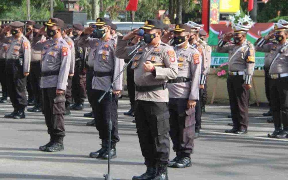 Kapolres Kotim Minta Personelnya Tetap Solid di Tengah Pandemi Covid-19