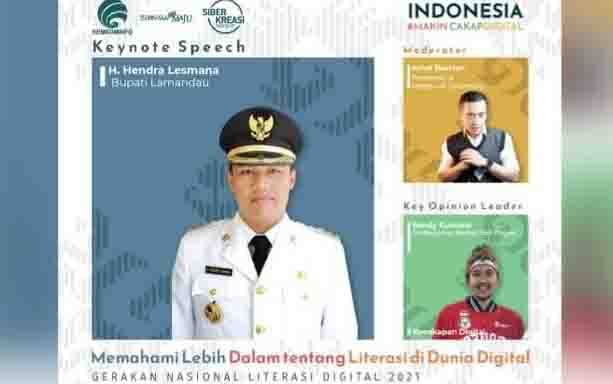 Bupati Lamandau Apresiasi Webinar Literasi Digital Kemkominfo