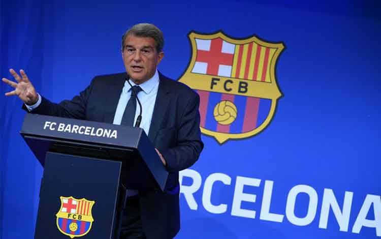 Laporta Jamin dalam Waktu 18 Bulan Keuangan Barca Sehat Lagi