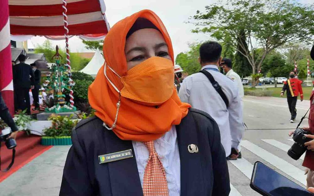 Ketua Harian Satgas Covid-19 Kota Palangka Raya, Emi Abriyani.