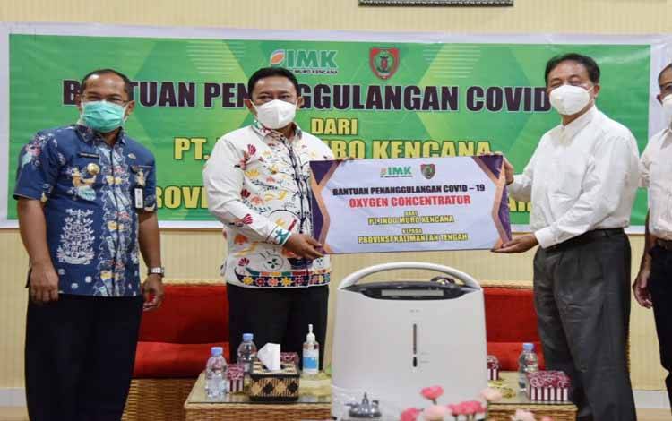 Pemprov Kalteng Terima Bantuan 30 Unit Oksigen Konsentrator dari PT IKM
