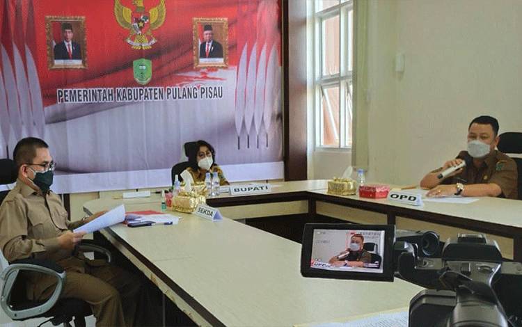 Bupati Pulang Pisau Minta Perkuat Penyajian Data Penataan Ruang