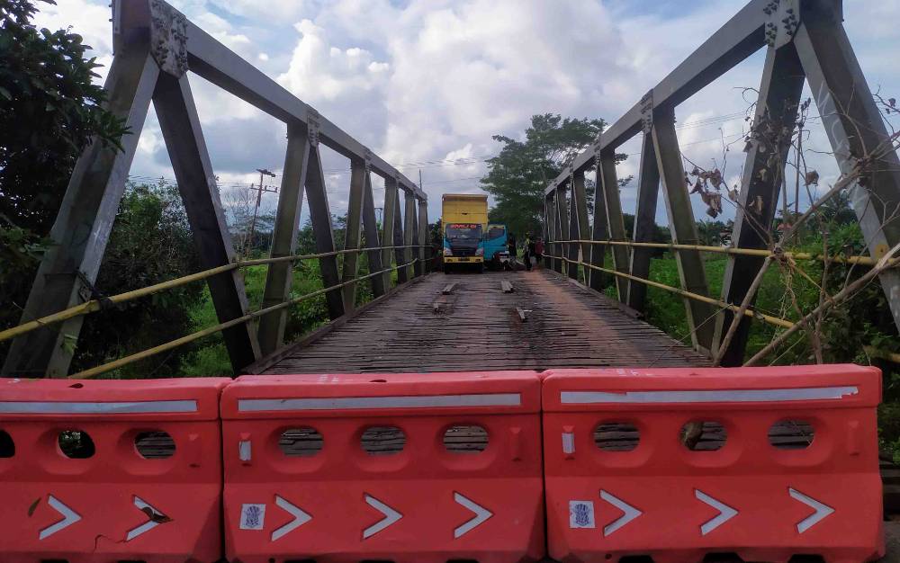 Warga Ingin Perbaikan Jembatan di Kapten Mulyono Sampit Dipermanenkan