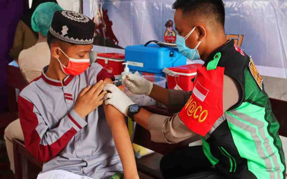 Polda Kalteng Gelar Vaksinasi Presisi di Lingkup Pendidikan