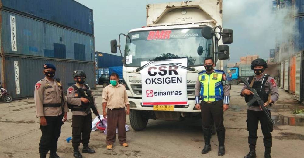 Polda Kalteng Kawal Distribusi Oksigen Medis