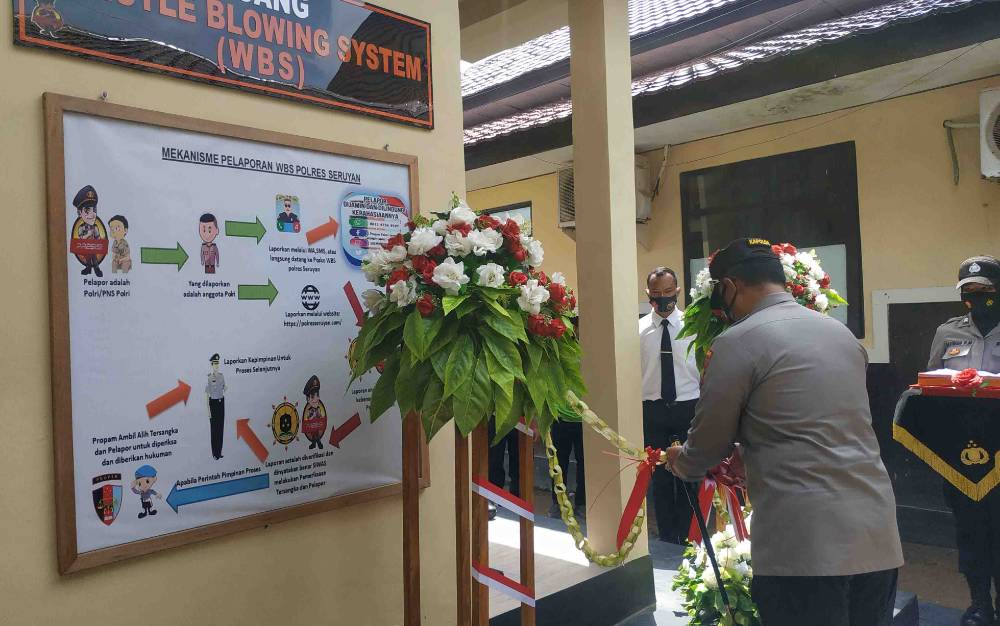 Pertama di Kalteng, Polres Seruyan Miliki Ruangan Whistle Blowing System