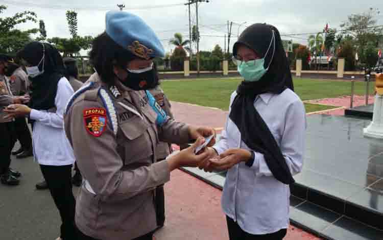Anggota Polwan Polres Kapuas Jalani Pemeriksaan Gaktibplin, Ini Hasilnya