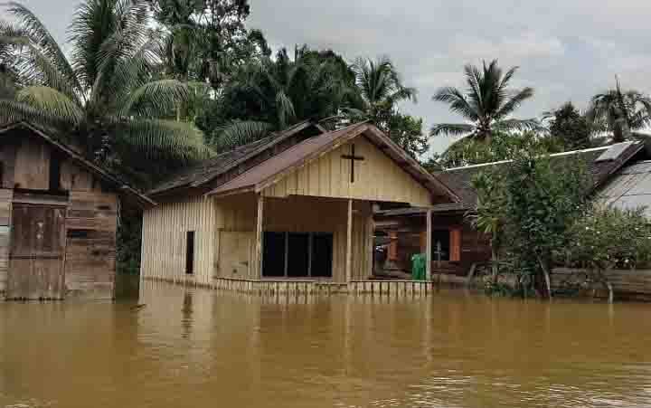 420 Kepala Keluarga di Kecamatan Antang Kalang Jadi Korban Banjir