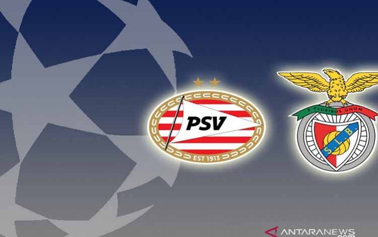 10 Pemain Benfica Imbangi PSV Demi Lolos ke Fase Grup Liga Champions