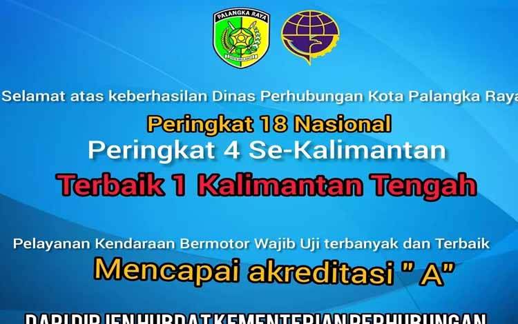 Raih Akreditasi A, Uji KIR Dishub Palangka Raya Terbaik di Kalteng